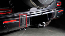 Mercedes G class W465 2025– Etu- ja takapuskurin lipat -sarja (G63 AMG, hiilikuitu) kuva 2