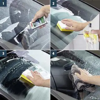 Tehokas lasin puhdistus- ja kiillotusaine 250 ml SONAX Scheiben Reinigungs Politur intensiv kuva 4