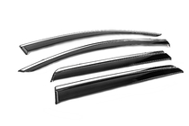 Dodge Journey 2008–2020 Ikkunatuuliohjaimet kromilistalla Niken Luxury (4 kpl) kuva 3