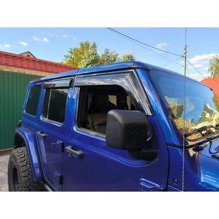 Ikkunatuulenohjaimet Niken Luxury (4 kpl) Jeep Wrangler 2018– kuva 4