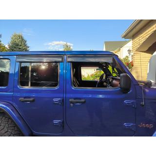 Ikkunatuulenohjaimet Niken Luxury (4 kpl) Jeep Wrangler 2018– kuva 1