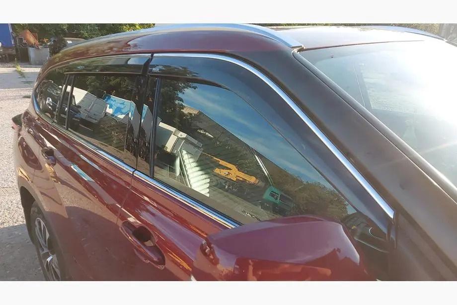 Toyota Highlander 2019– Ikkunatuuliohjaimet kromilistalla Niken Luxury (4 kpl) Kuva 1