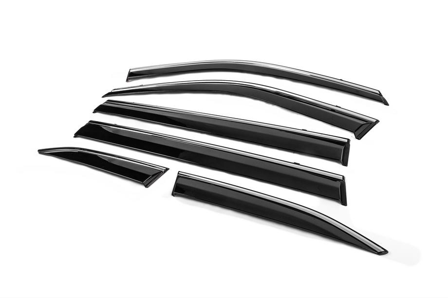 Toyota Highlander 2019– Ikkunatuuliohjaimet kromilistalla Niken Luxury (6 kpl) Kuva 2