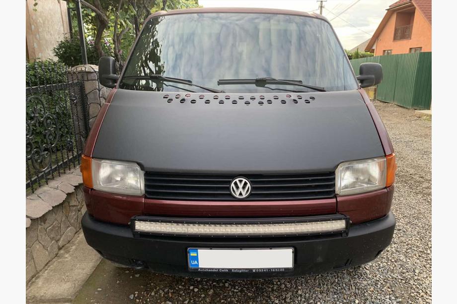 Volkswagen T4 Transporter 1990–2003 Konepellin suojus suoralle konepellille (keinonahka) Image