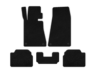 BMW 5-sarja E34 1988–1995 Tekstiilimatot Deluxe (Mustat) kuva 1