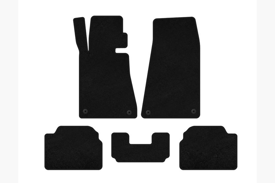 BMW 5-sarja E34 1988–1995 Tekstiilimatot Deluxe (Mustat) Image