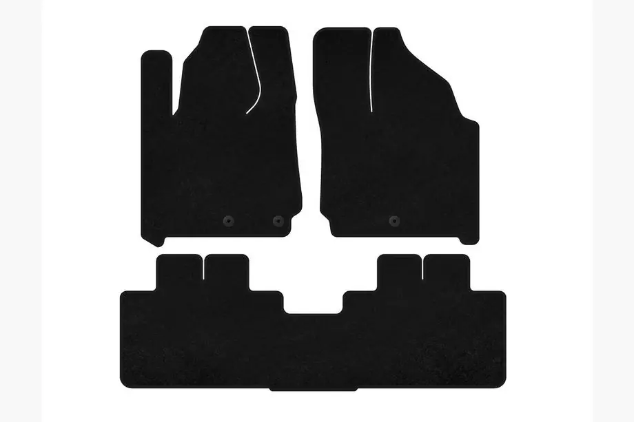Cadillac SRX 2010–2016 Deluxe tekstiilimatot (musta) Image