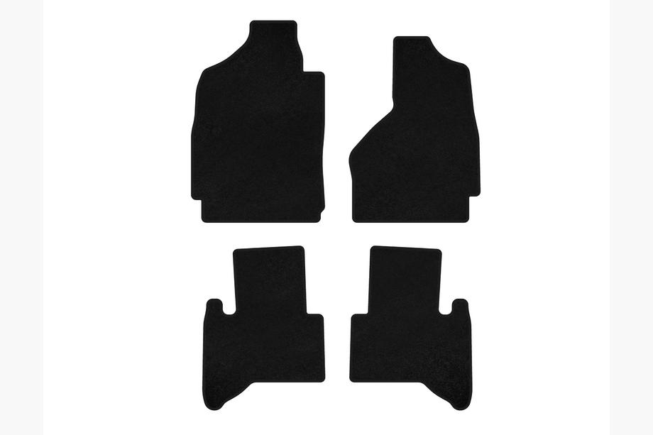 Dodge RAM (DR/DH/D1/DC/DM) 2002–2009 Tekstiilimatot Deluxe (2002-2009, musta) Image