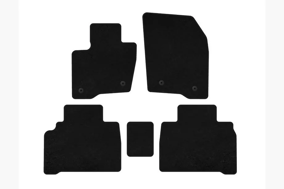 Ford Galaxy 2015– Tekstiilimatot Deluxe (HB, musta) Image