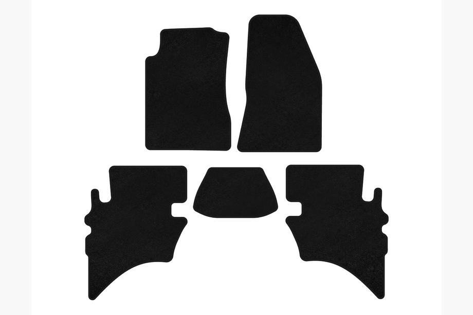 Ford Ranger 2002–2006 Tekstiilimatot Deluxe (Musta) Image
