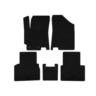 Tekstiilimatot Deluxe (Musta) JAC J7 2018– kuva 1