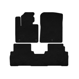 Tekstiilimatot Deluxe (2 riviä, 7-paikkainen, musta) Kia Sorento III UM 2014–2020 kuva 1
