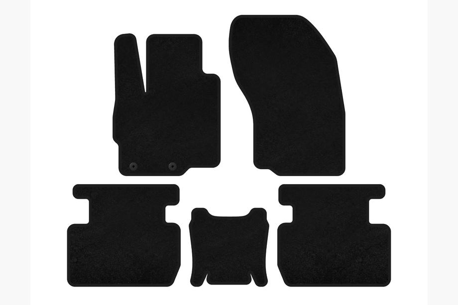 Mitsubishi Outlander 2021– Deluxe tekstiilimatot (musta) Image