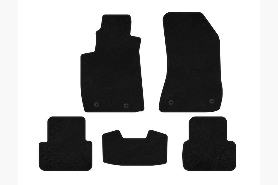 Alfa Romeo 159 2005–2011 Deluxe V-2 tekstiilimatot (Musta) Image