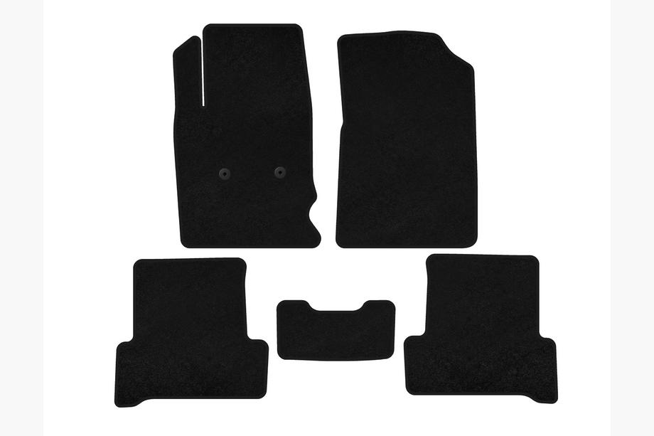 Chevrolet Colorado 2012–2022 Tekstiilimatot Deluxe (Musta) Image