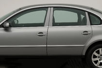 Volkswagen Passat B5 1997–2005 Ovipilarien listat (6 kpl, ruostumaton teräs) kuva 1