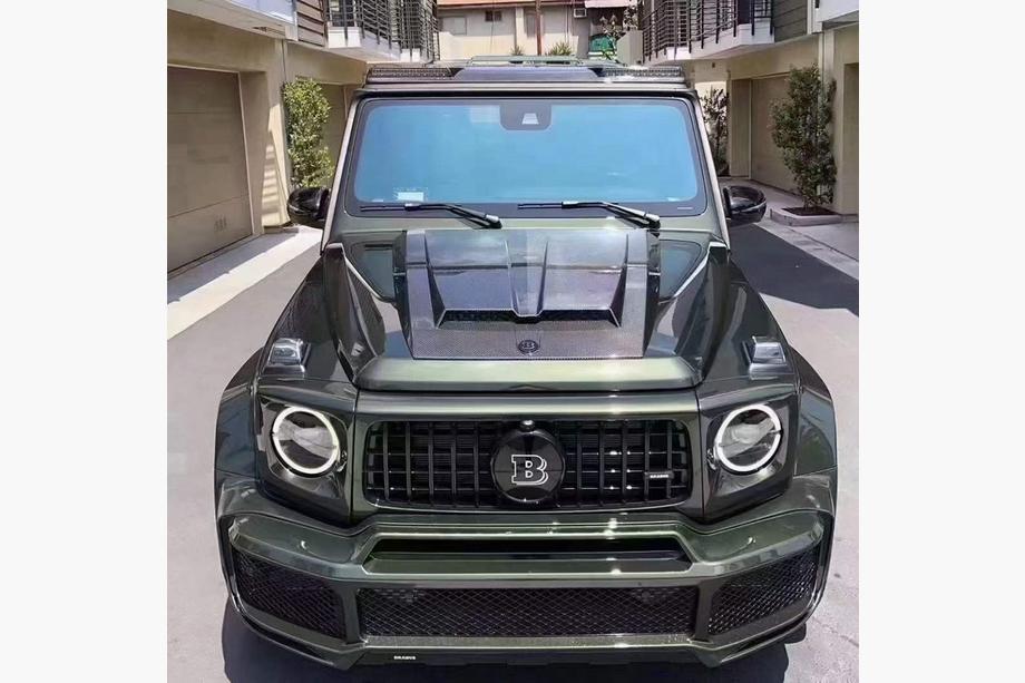 Mercedes G-Class W463 2018–2024 Konepellin suojapaneeli (hiilikuitu) Image