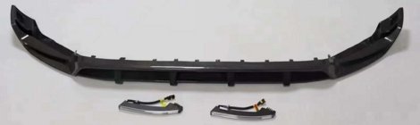 Mercedes G-Class W463 2018–2024 Etupuskurin lip-spoileri Lip (G63 AMG, dry carbon) kuva 1