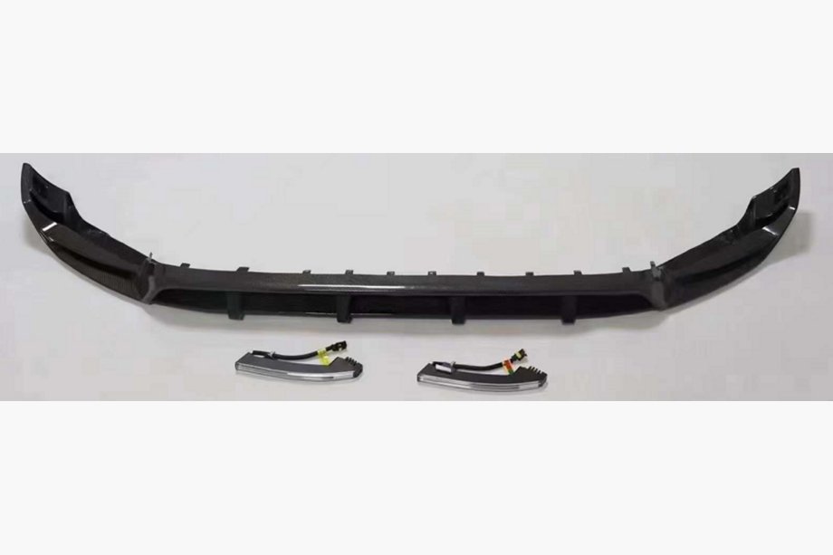Mercedes G-Class W463 2018–2024 Etupuskurin lip-spoileri Lip (G63 AMG, dry carbon) Image