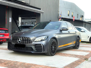Mercedes C-class W205 2014–2021 Korisarja takadiffuusorilla (Black Mamba C63GT -design) kuva 1