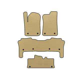 EVA-matot (3 riviä, beige)