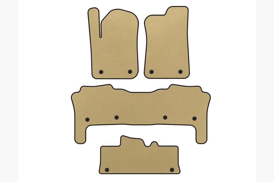 Infiniti QX56 2010–2013 EVA-matot (3 riviä, beige) Image