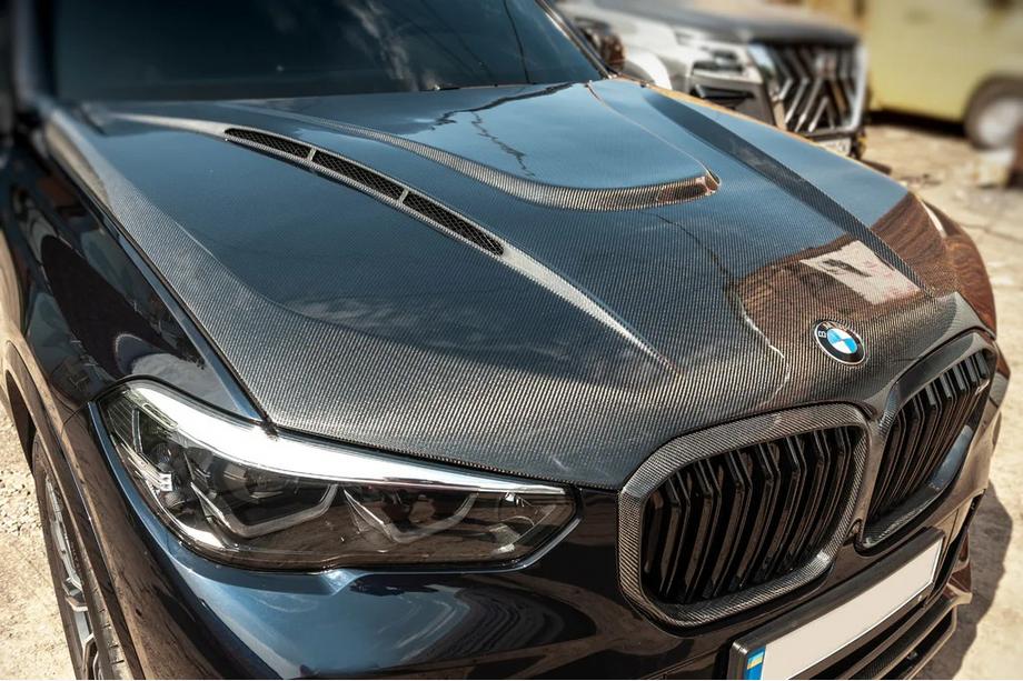 BMW X6 G06 2019–2027 Hiilikuitukonepelti V1 (G06/F96) Image