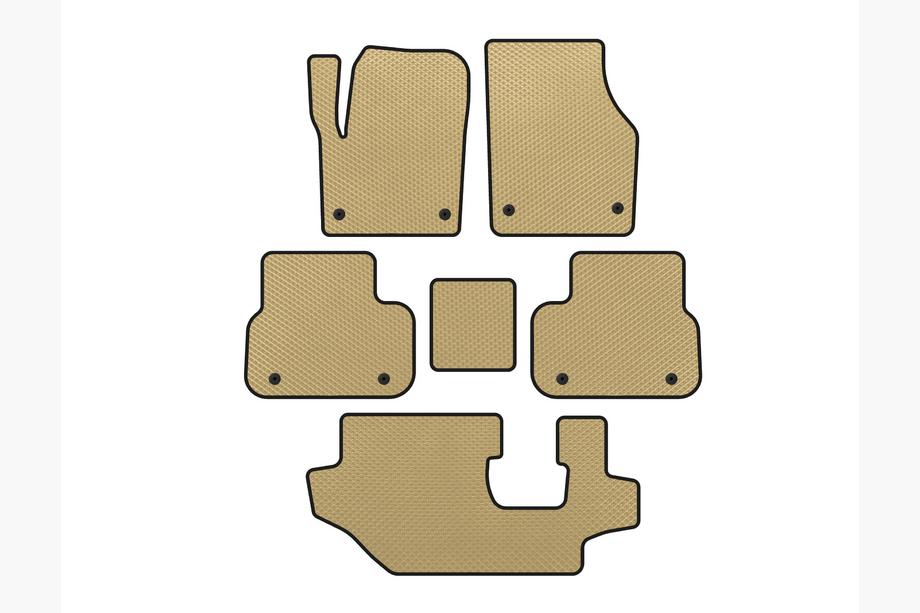 Land Rover Discovery Sport 2014– EVA-auton lattiamatot (2014-2019, 3 riviä, Beige) Image