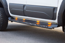Volkswagen Amarok 2022– Sivuportaat Dakar V1 LED-valoilla (2 kpl, metalli) kuva 1