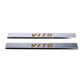Carmos kynnyslistat (2 kpl, teräs) Mercedes Vito W639 2004–2014 kuva 3