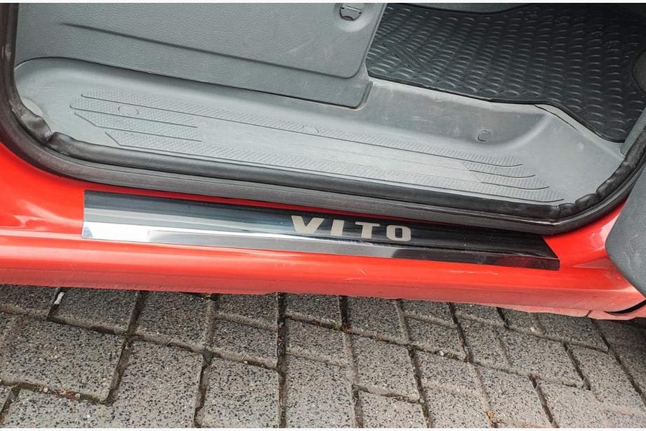 Mercedes Vito W639 2004–2014 Carmos kynnyslistat (2 kpl, teräs) Image