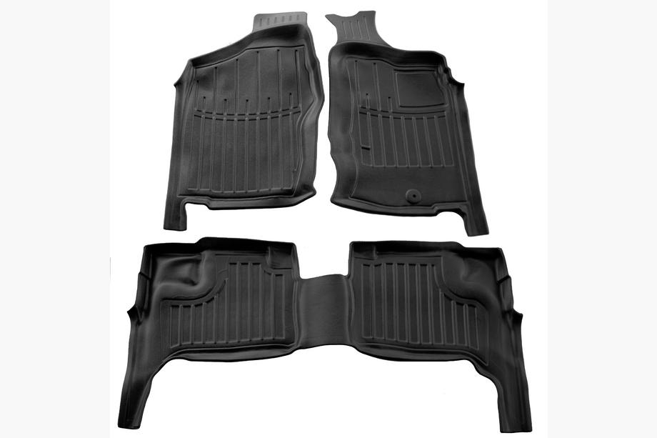 Nissan NP300 1999–2015 Stingray 3D kumimatot (Navara (D22), oikeanpuoleinen ohjaus, 3 kpl) Kuva 1