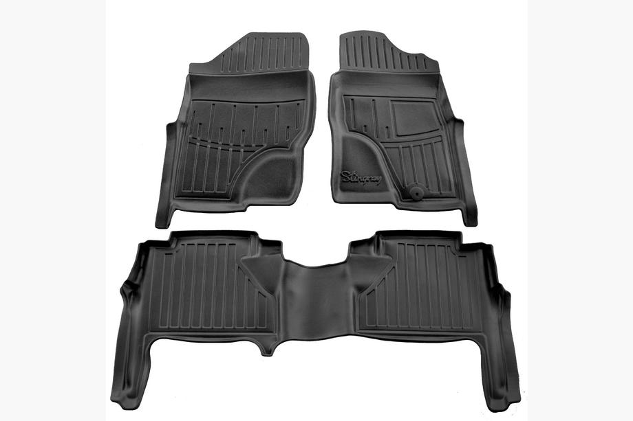 Nissan Navara 2006–2015 Stingray 3D kumimatot (oikealta ohjattava, 3 kpl) Image