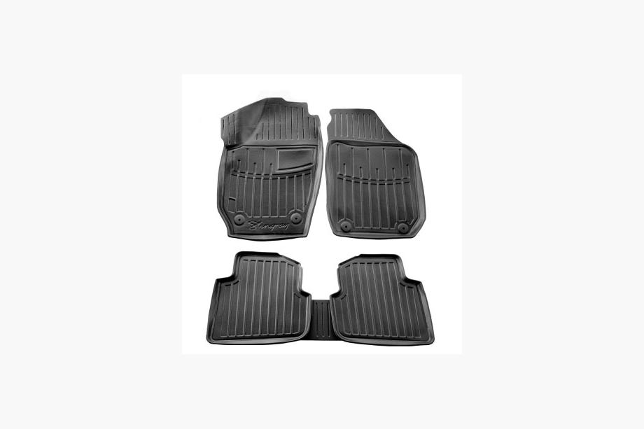 Skoda Roomster 2006–2015 Stingray 3D kumimatot matkustamoon (5 kpl) Image