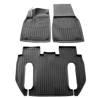 Stingray 3D kumimatot (Plaid, 6-paikkainen, 3 kpl) Tesla Model X 2015–