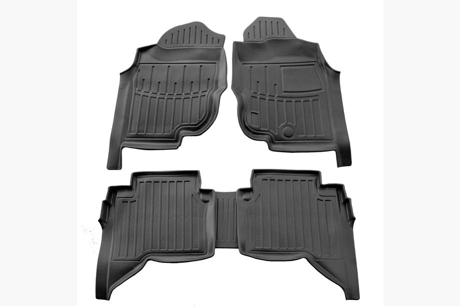 Toyota Hilux 2006–2015 Stingray 3D kumimatot matkustamoon (oikealta ohjattava, Crew Cab, 5 kpl) Image