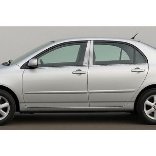 Kromiset pilarisuojat (4 kpl, ruostumaton teräs) Toyota Corolla 2002–2007 kuva 1
