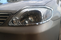 Toyota Corolla 2002–2007 Kromiset ajovalokehykset V1 (2002-2004, 2 kpl, muovi) kuva 1