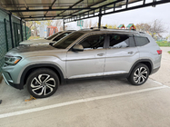 Volkswagen Atlas (Terramont) 2016– Kattotelineen poikkitangot tavallisille kattokaiteille, ilman avainta Flybar V1 (2 kpl) jopa 110 cm, musta kuva 2