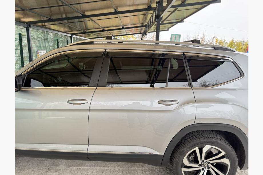 Volkswagen Atlas (Terramont) 2016– Kattotelineen poikkitangot tavallisille kattokaiteille, ilman avainta Flybar V1 (2 kpl) jopa 110 cm, musta Image