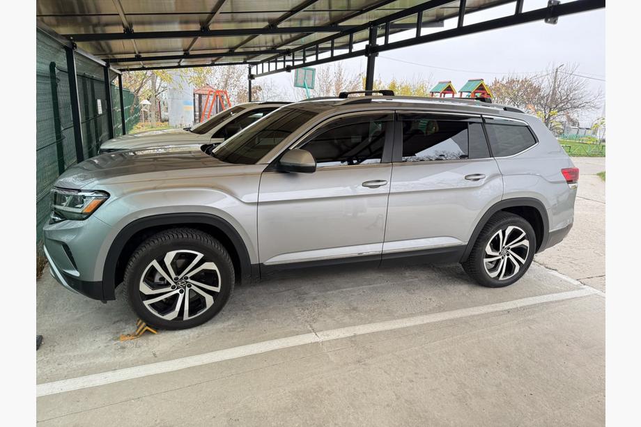 Volkswagen Atlas (Terramont) 2016– Kattotelineen poikkitangot tavallisille kattokaiteille, ilman avainta Flybar V1 (2 kpl) Enintään 110 cm, harmaa Kuva 2