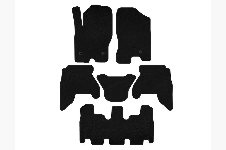Nissan Pathfinder R51 2005–2014 Tekstiilimatot Classic V1 (3 riviä, musta, 2010-2014) Image