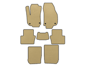 Opel Zafira B 2005–2011 EVA-matot (3 riviä, beige) kuva 1