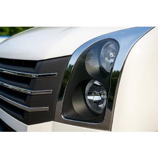 Ajovalojen kromisuojat (2 kpl, ruostumaton teräs) Volkswagen Crafter 2006–2016 kuva 4
