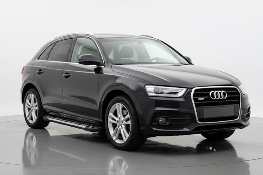 Audi Q3 2011–2019 Sunrise sivuportaat (2 kpl, alumiini) Image