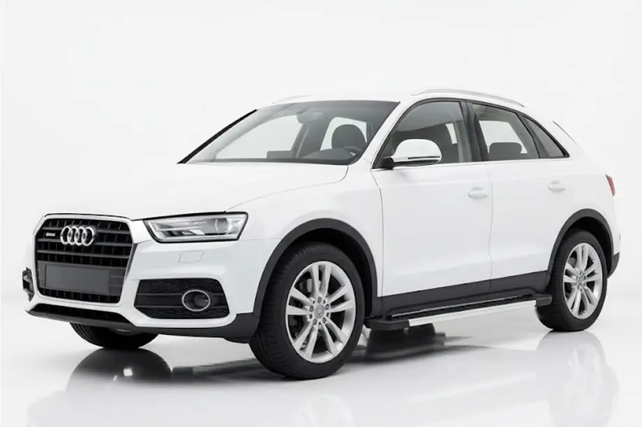 Audi Q3 2011–2019 RedLine V1 sivuportaat (2 kpl, alumiini) Image