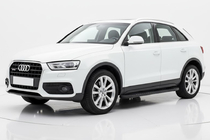 Audi Q3 2011–2019 Sivuporrast Bosphorus Black (2 kpl, alumiini) kuva 1