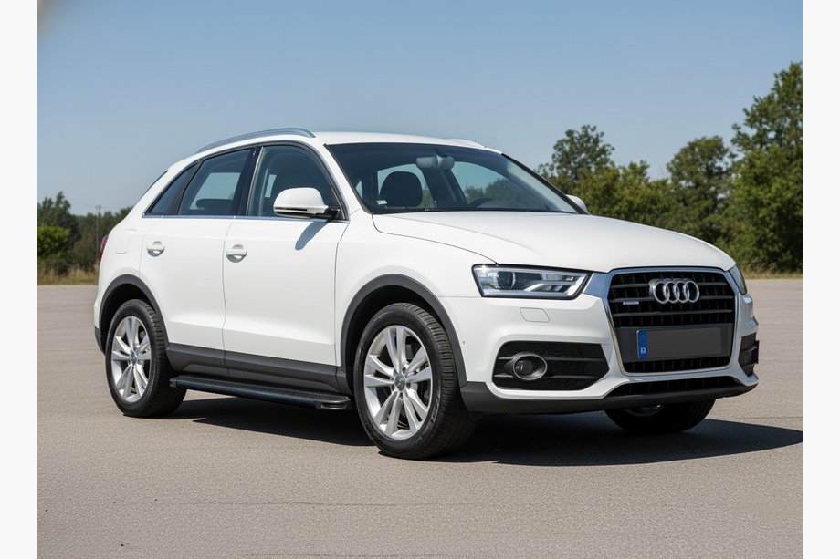 Audi Q3 2011–2019 RedLine Black sivuportaat (2 kpl, alumiini) Image