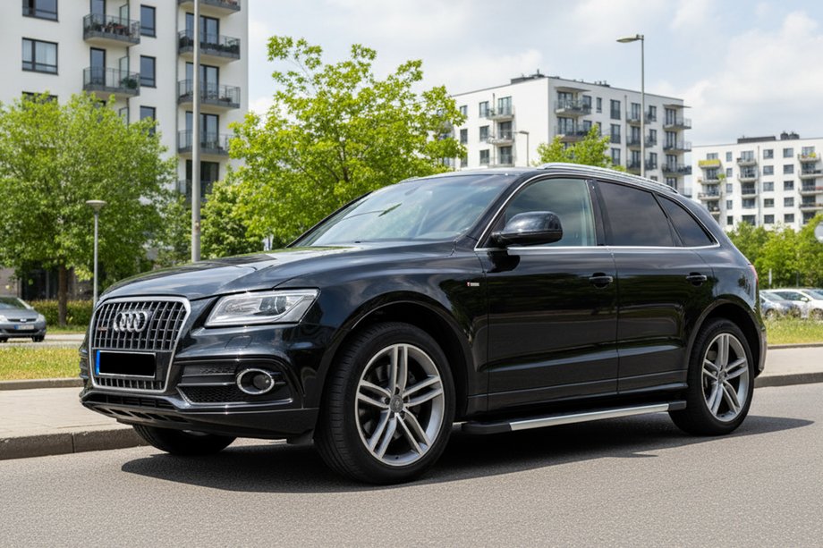 Audi Q5 2008–2017 RedLine V1 sivuportaat (2 kpl, alumiini) Image