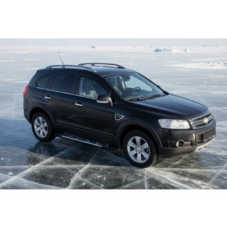 Sunrise sivuportaat (2 kpl, alumiini) Chevrolet Captiva 2006–2019 kuva 1